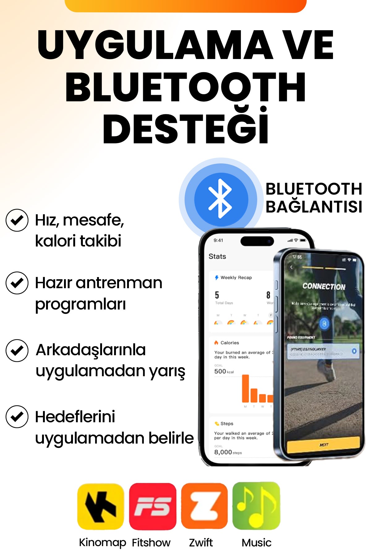 Dorimo Motion Pro Katlanabilir Koşu Bandı | 2 HP 130 kg 50x120 cm Bant 12 km/s Bluetooth Kumandalı Ev Tipi Yürüyüş Bandı