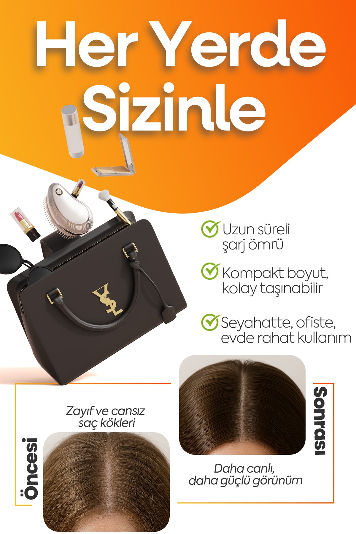 Kablosuz ve taşınabilir tasarım