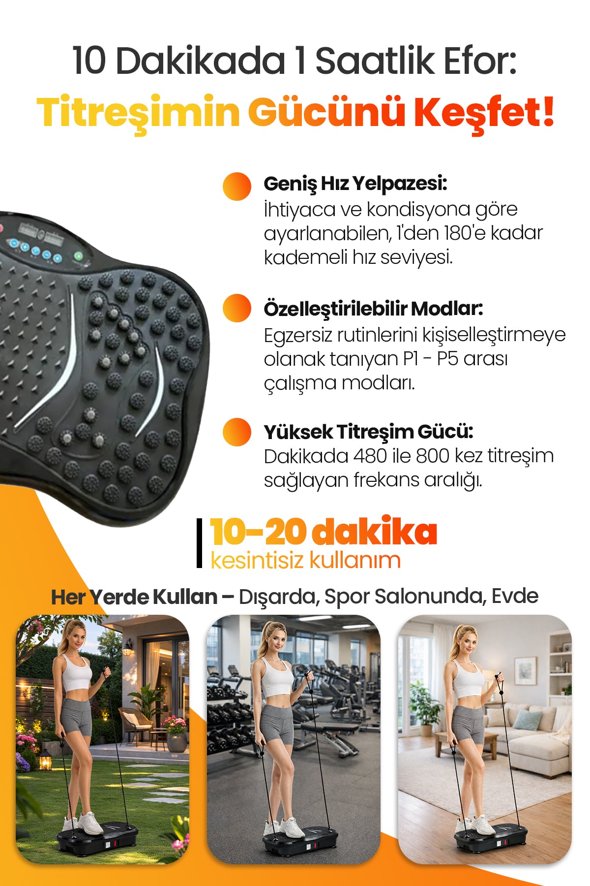 Dorimo Vibro 3D Egzersiz Platformu